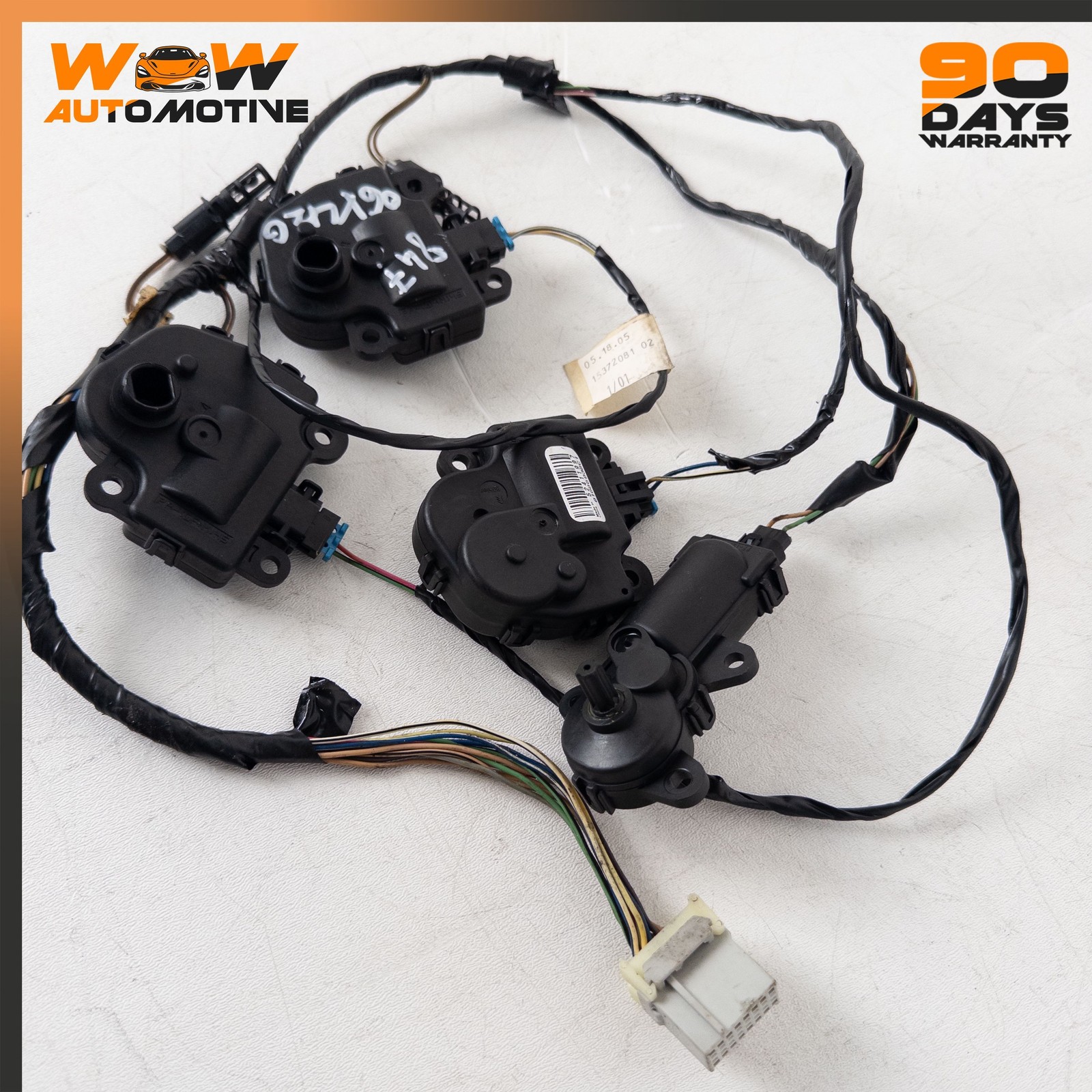 05-13 CADILLAC XLR CORVETTE C6 HEATER AIR VALVE ACTUATOR SERVO MOTOR WIRE OEM
