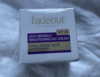 Fadeout Anti-Wrinkle Brightening Night Cream Hyaluronic Acid & Niacinamide NEW!!