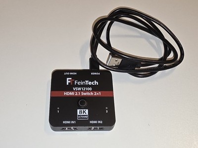 FeinTech VSW12100 HDMI 2.1 Switch 2x1 4K 120Hz 8K
