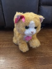 Hasbro FurReal Friends Daisy Plays With Me Orange Kitten Cat Interactive Tested