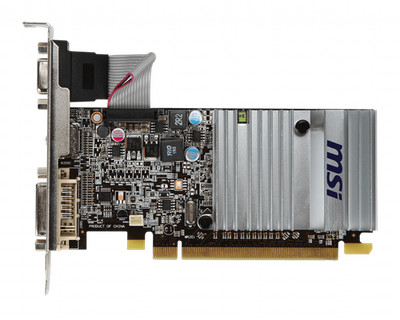 Grafikkarte PCI-Express 2.0 x16 512MB HDMI DVI VGA MSI ATI Radeon HD5450
