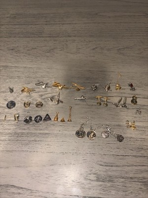 Vintage NASA Apollo Launch Team Lapel Pin Lot Charms Space Travel Rare