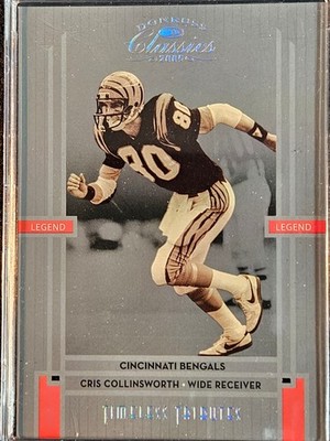 2005 Donruss Timeless Tributes Silver /50 Cris Collinsworth #107 Bengals
