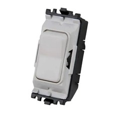 MK Grid Plus 20A Single Pole 2 Way and Off Grid Switch K4899 WHI