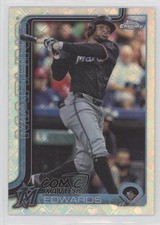 2025 Topps Chrome Logofractor Edition Xavier Edwards #115 18ye