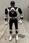 1993 Vintage Bandai Power Ranger Black Ranger Flip Head 5" Action Figure