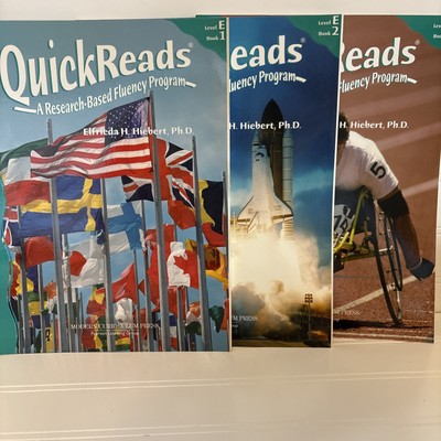 Quickreads : A Research-Based Fluency Program, Level E Books 1, 2 And 3