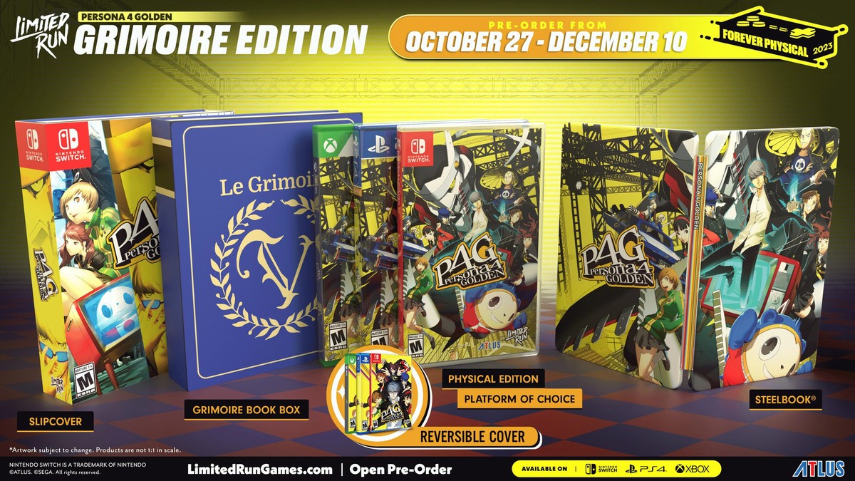 Persona 4 Golden: Grimoire Edition - Limited Run #214 [Nintendo