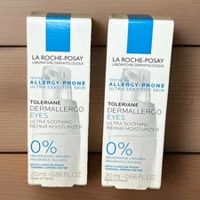 La Roche-Posay Toleriane Dermallergo Eyes Soothing Repair Moisturizer .66 oz 2PK