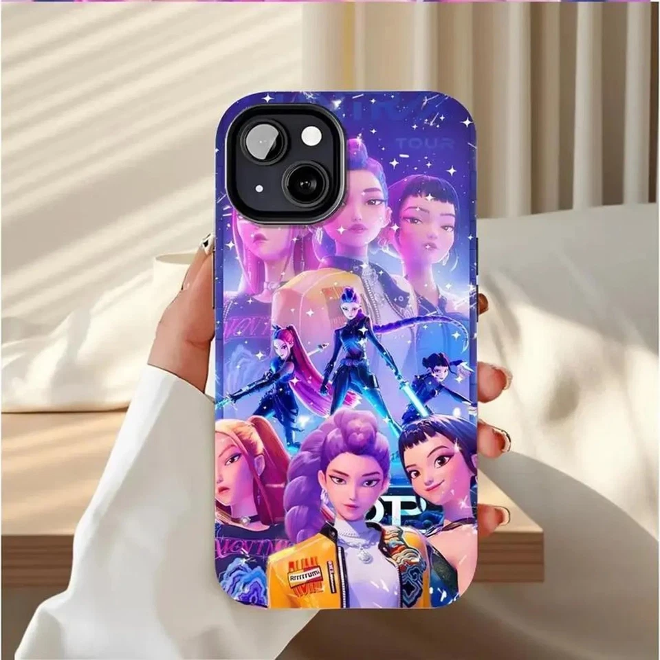 Arte de ventilador vibrante Hunters para estuche resistente Kpop 2025 funda de teléfono Foto 3 de 4