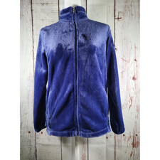 32 Degrees Heat Girls Faux Fur Warm Jacket Zip Up Mock Neck Royal Blue L