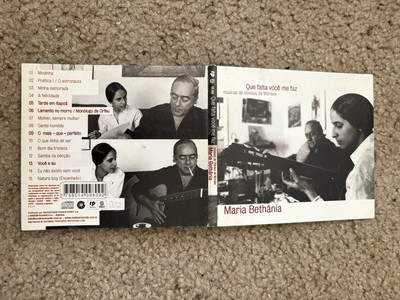 Maria Bethania - Que Falta Voce Me Faz  (CD, 2005) Import - Argentina
