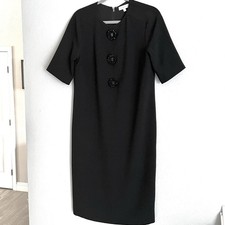 Tory Burch Raine embellished shift dress Size 10 Black