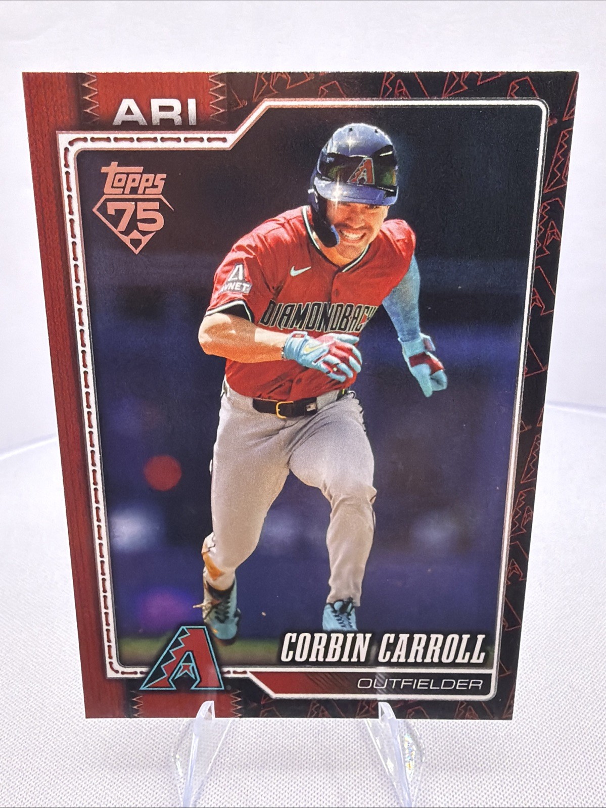 Corbin Carroll 2026 TOPPS SERIES 1 TEAM COLOR BORDER VARIATION SP #314 D'BACKS