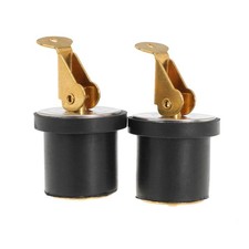 Boat Plug 7/8 Inch Brass Boat Drain Plug Snap Handle Plug Deck Plug for Boat ...