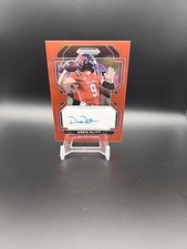 2022 Panini Prizm Draft Picks Drew Plitt  Red Rookie Prizm Auto /199