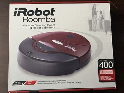 BRAND NEW! OEPN BOX SEALED ROBOT iRobot Roomba 400 Red Robotic Vacuum Cleaner