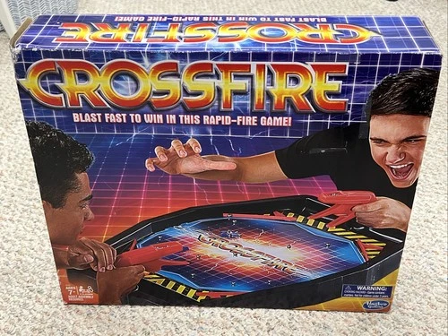 Vintage 1987 Crossfire Board Game by Milton Bradley New Open Box