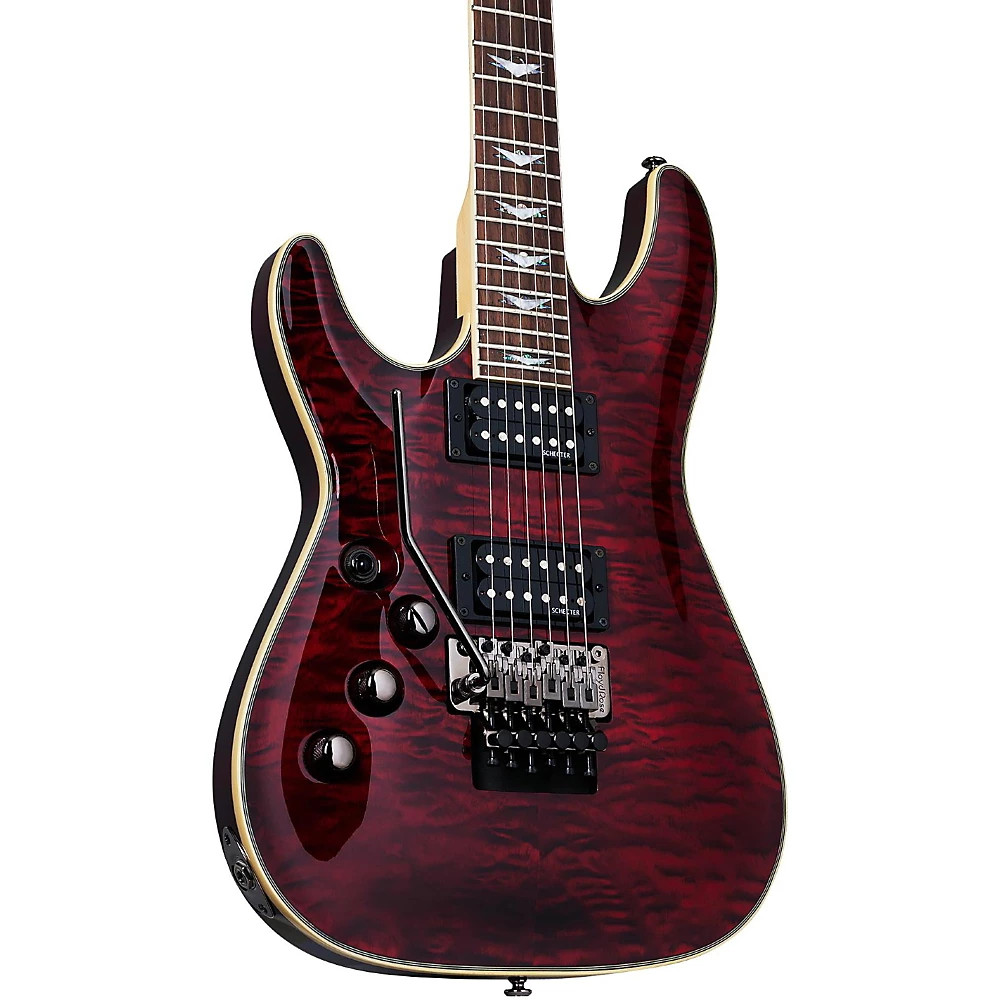 Электрогитара Schecter Guitar Omen Extreme-6 FR для левой руки Black Cherry