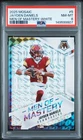2025 PANINI MOSAIC MEN OF MASTERY WHITE #5 JAYDEN DANIELS 4/25 PSA 8