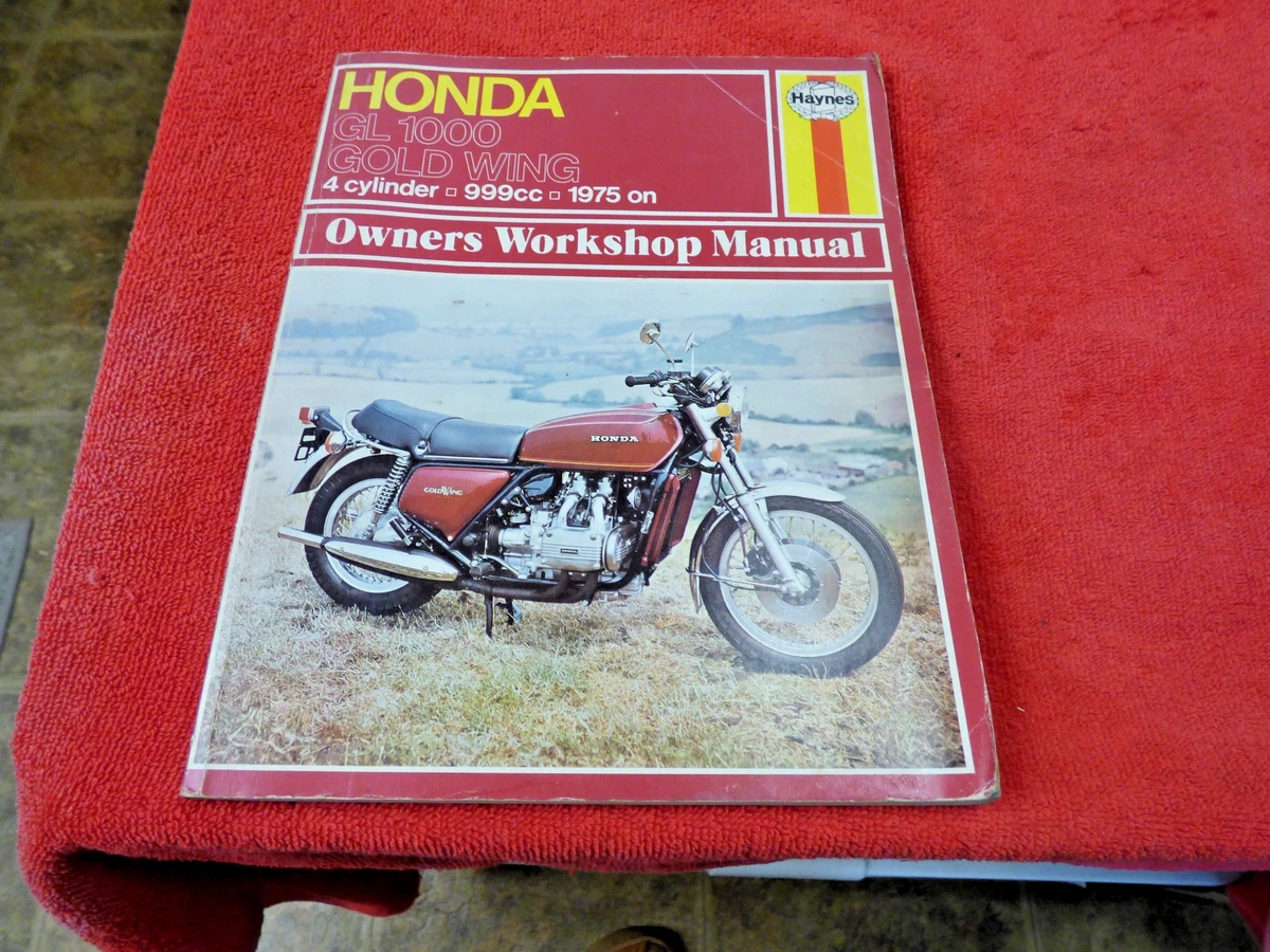 Goldwing 1000 GL1000 Motorcycle Repair Manuals & Literature for