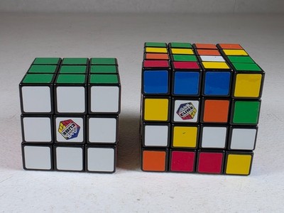 Rubik's Cube Lot Original 3x3 & 4x4 Rubiks Revenge Puzzles Official Working
