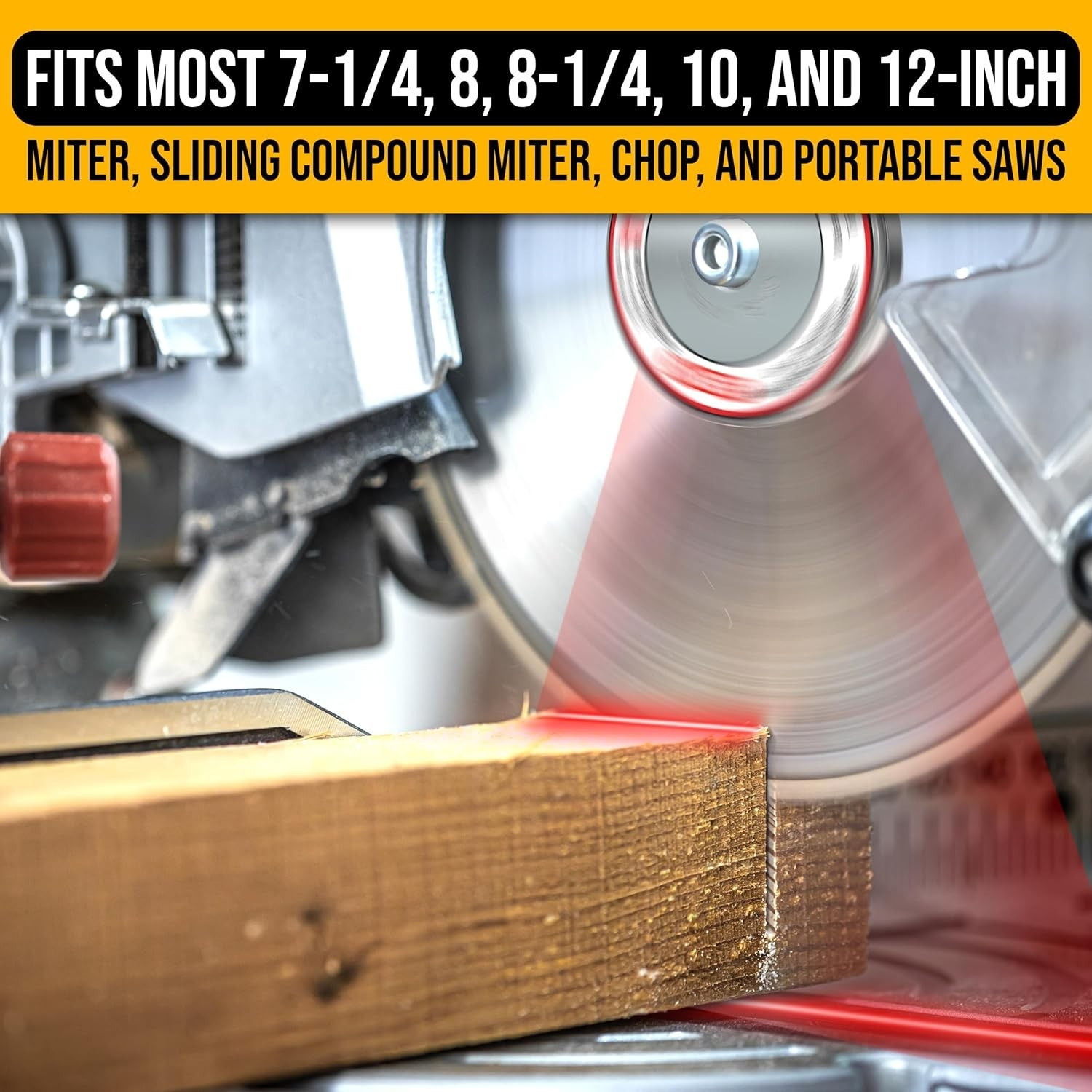 Miter Saw Laser Guide for Precise Cuts - Portable & Miter Saws Accessory
