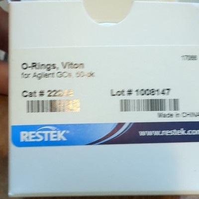 Restek Viton O-Rings for Agilent GCs 10-Pack Physical Laboratory, MPN 22241