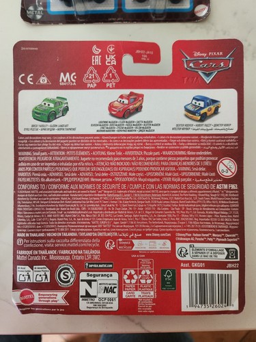 Disney Pixar’s Cars 3 Pack Mini Racers Lightning McQueen, Mater, LOT of 3 - Picture 8 of 8