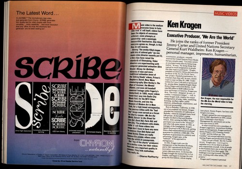 MILLIMETER magazine December 1985 * Motion Picture & TV Industries Ken Kragen - Picture 5 of 7