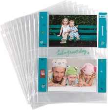 Free Duty Tax Samsill 4x6 Photo Pages for 3-Ring Binder 4x6, 25 Pack, Hold