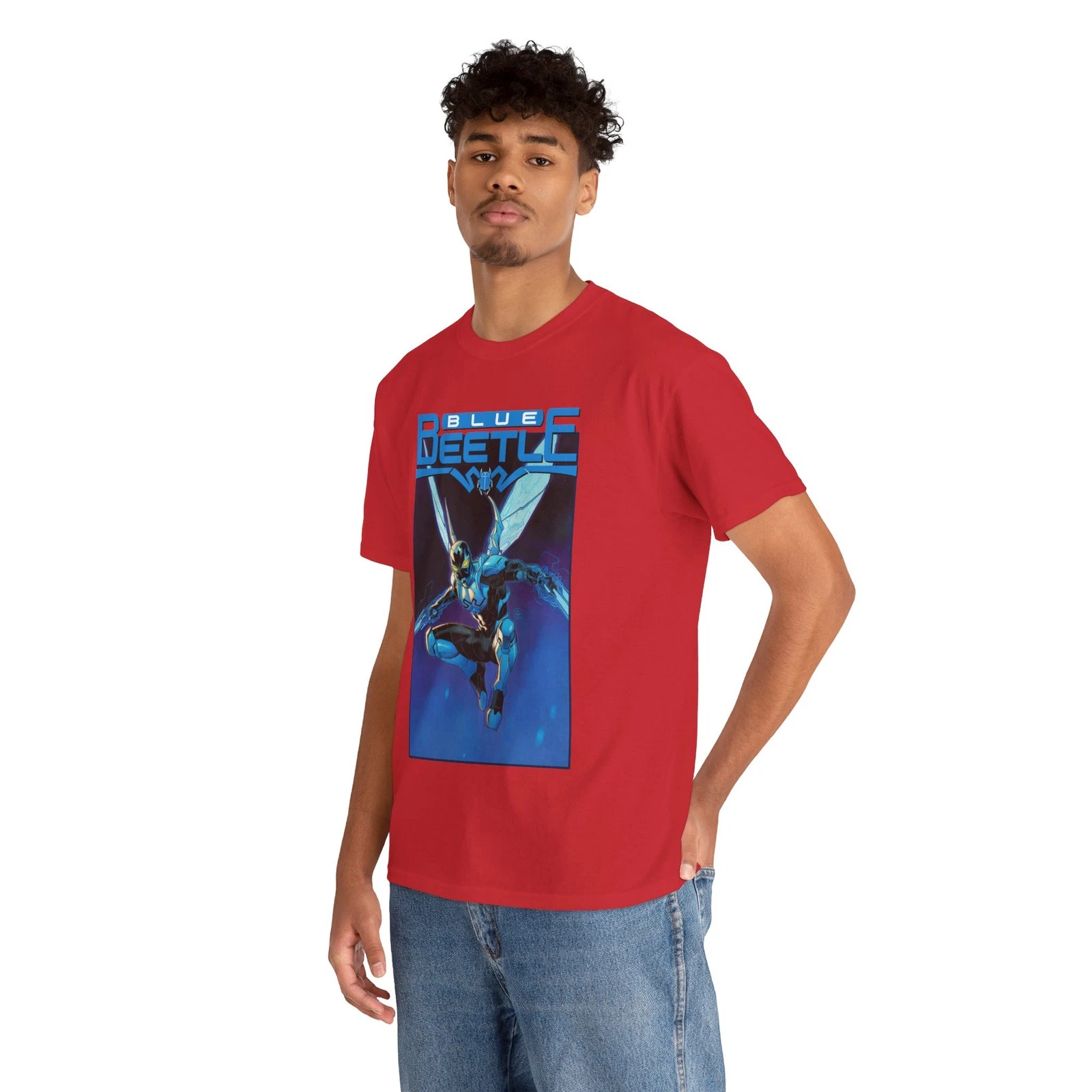 Blue Beetle T-Shirt - Dan Mora Art - Jaime Reyes - DC Comics