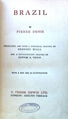 Brazil; The South American Series; Denis, Pierre:
