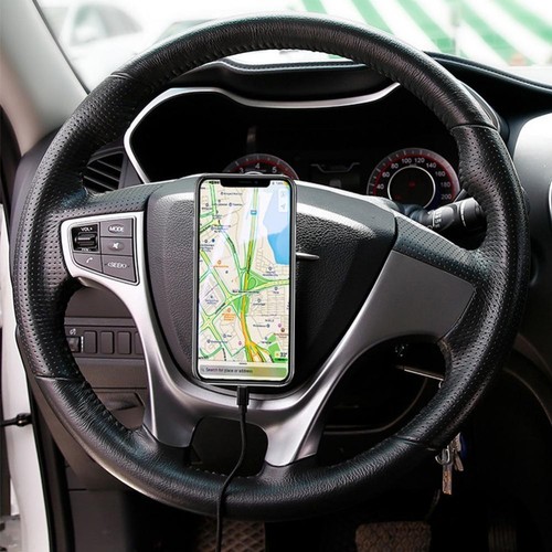 Dashboard Car Anti-Slip Air Freshener Mat Round Silicone Gel Sticky Pad 8x8cm - Picture 10 of 38
