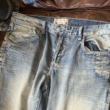 Ecko Unltd. Mens Straight Fit Light Wash Blue...