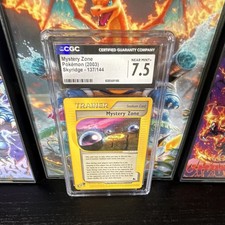 CGC 7.5 Mystery Zone 137/144 Skyridge Trainer Regular 2003 EN on eBay