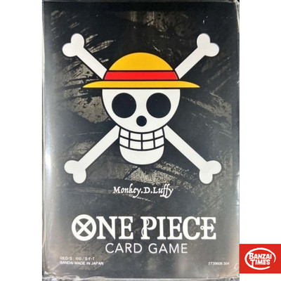 One Piece Card Game Sleeves Luffy Deck Protector Official Jolly Roger