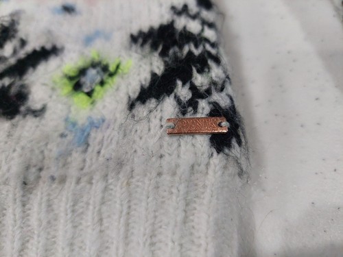 PINK Victoria's Secret Sweater Women's Size XS Christmas Holiday Snowflake Top - Picture 10 of 11