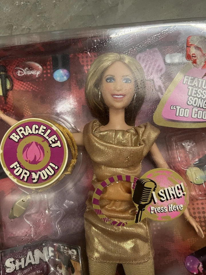 Muñeca Camp Rock Musical Tess Skipper Talla 10" 2008 Mattel Disney Nueva en Caja Rara Foto 3 de 4