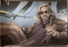 Vance Kelly THE DUDE 36x24 The Big Lebowski Screenprinted Poster Color 1/1