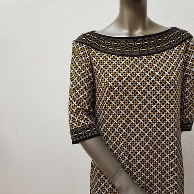 Hübsches Kleid von Max Studio, 42, gelb, weiß, schwarz