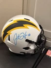 Justin Herbert LA Chargers Autographed Replica Helmet Beckett BAS Authenticated