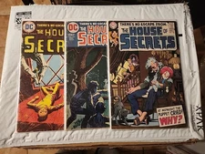 The House of Secrets Bronze Horror DC Comics Lot Of 3 Books #86 102 117