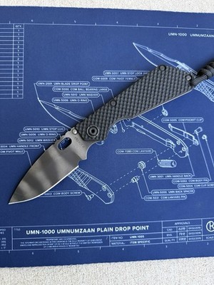 Strider SnG Hybrid CT-XHP blade steel, 3/4 grind Tiger Stripe | eBay