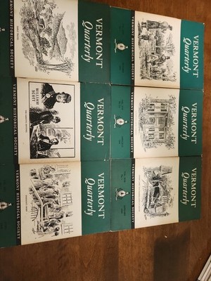 Proceedings of the Vermont Historical Society 1948 1949   6 Issues   Late 40s