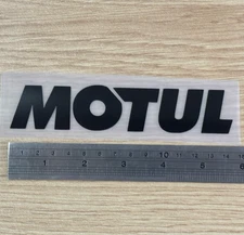 Motul Oil - Gloss Black Logo Racing Car Truck Vinyl Decal Sticker Drift Sponsor