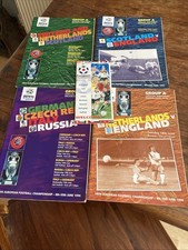 UEFA EURO 96 Programmes And Welcome Leaflet Scotland V England etc.