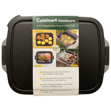 Cuisinart 4-in-1 Expandable Prep and Serve Tub with Removable Drain Port