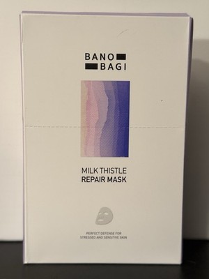 BanoBagi Milk Thistle Repair Face Mask 5-pack expiration 10/2026