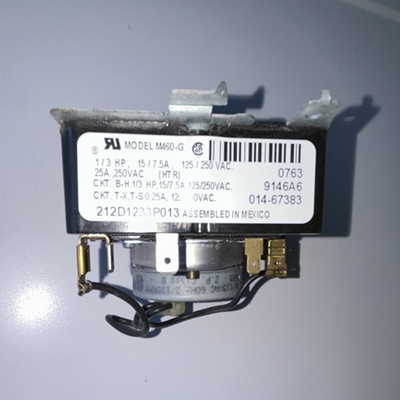 #ad M460 G Washer Dryer Timer Silver Black Electric Metal 9146A6 $30.00